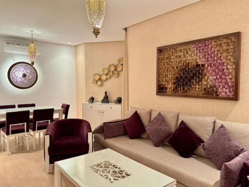 Modern 3BR Apartment with Pool & Golf Views — 4-Star Luxury Hotel in Marrakesh, Morocco