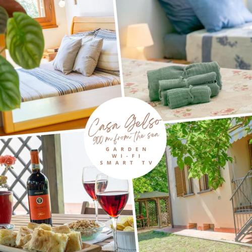 Casa Gelso Garden Free Wi Fi AC 3 Bedroom — 4-Star Luxury Hotel in Vada, Italy