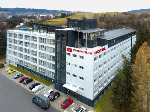 Hotel Double Red Cars Museum in Brezno, Slovakia