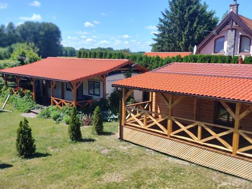 Domki na półwyspie Kal in Wegorzewo, Poland