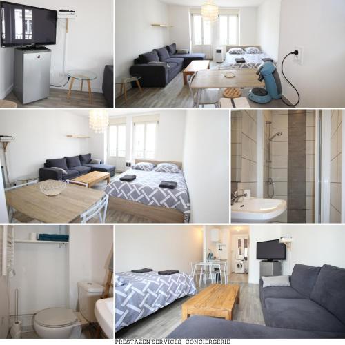 Verdun Centre Studio 1 Lit Et Canape Convertible Internet Et Tv 4 Personnes Gere Par Presta Zen Services — Verdun