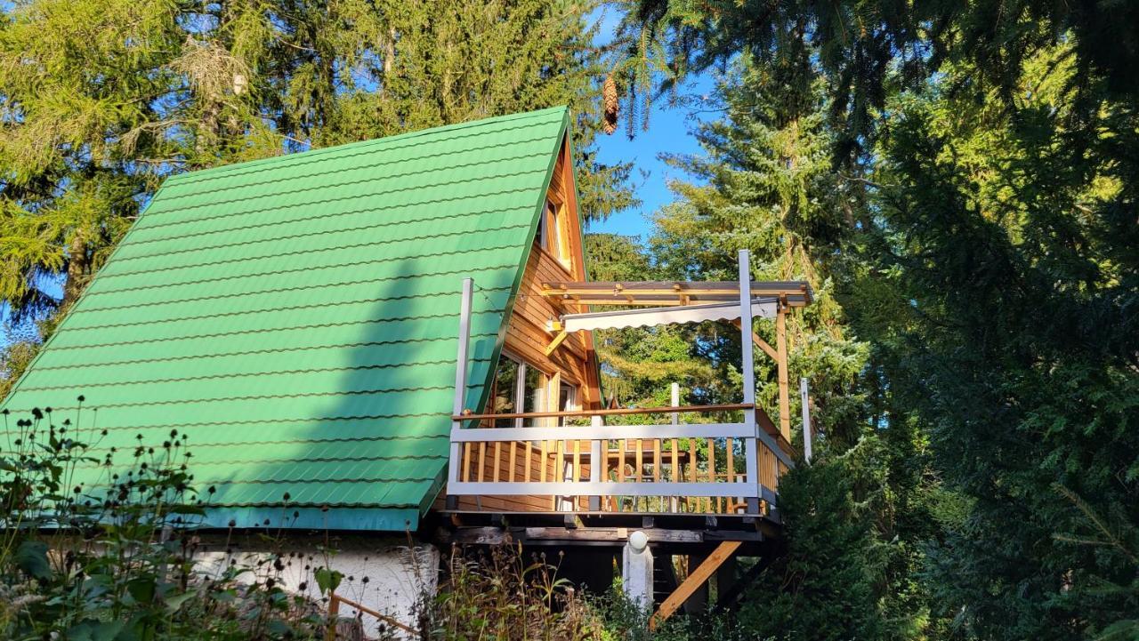 Finnhütte zwischen Wald und See — hotel in Biesenthal