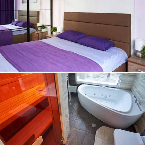 Sauna Jacuzzi Luxury Spa Apartment — 4-Star Luxury Hotel in Kyiv, Ukraine