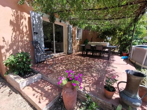 T2 indépendant terrasse et piscine au calme Var sud de la France — hotel in Flassans-Sur-Issole
