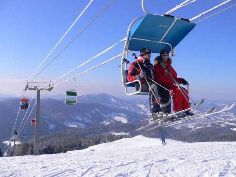 Na Gorbi in Slavske, Ukraine