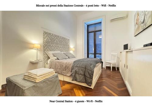 STAZIONE CENTRALE 4 posti letto con wifi e netflix a Piazza Garibaldi — 4-Star Luxury Hotel in Naples, Italy