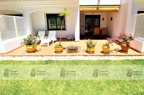 Pueblo Del Parque 2 Soleada Terraza Con Jardin Piscina Y Playa