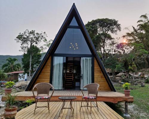 Chalé do lago para casais Fazenda Serramar in Palhoca, Brasil