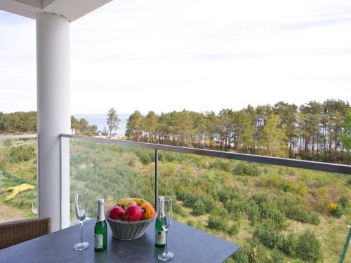 Dünenresidenz Prora 1 Raum Ferienwohnung mit Meerblick 1 Schlafzimmer und Balkon NP 515 — 4-Star Luxury Hotel in Ostseebad Binz, Germany