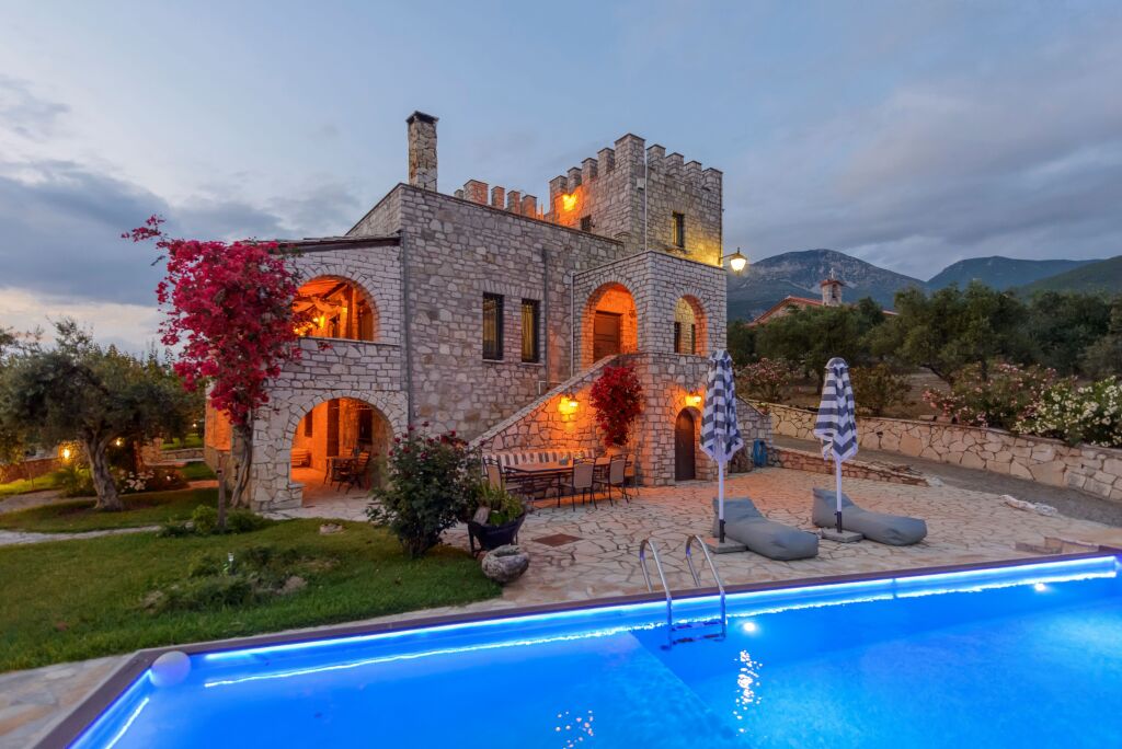 Majestic Chateau Spectacular Seascapes & Pool — 4-Star Luxury Hotel in Kalamata, Greece