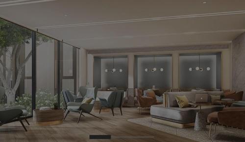 Modern room with Pool and Gym in the city center just 600m from Subway station