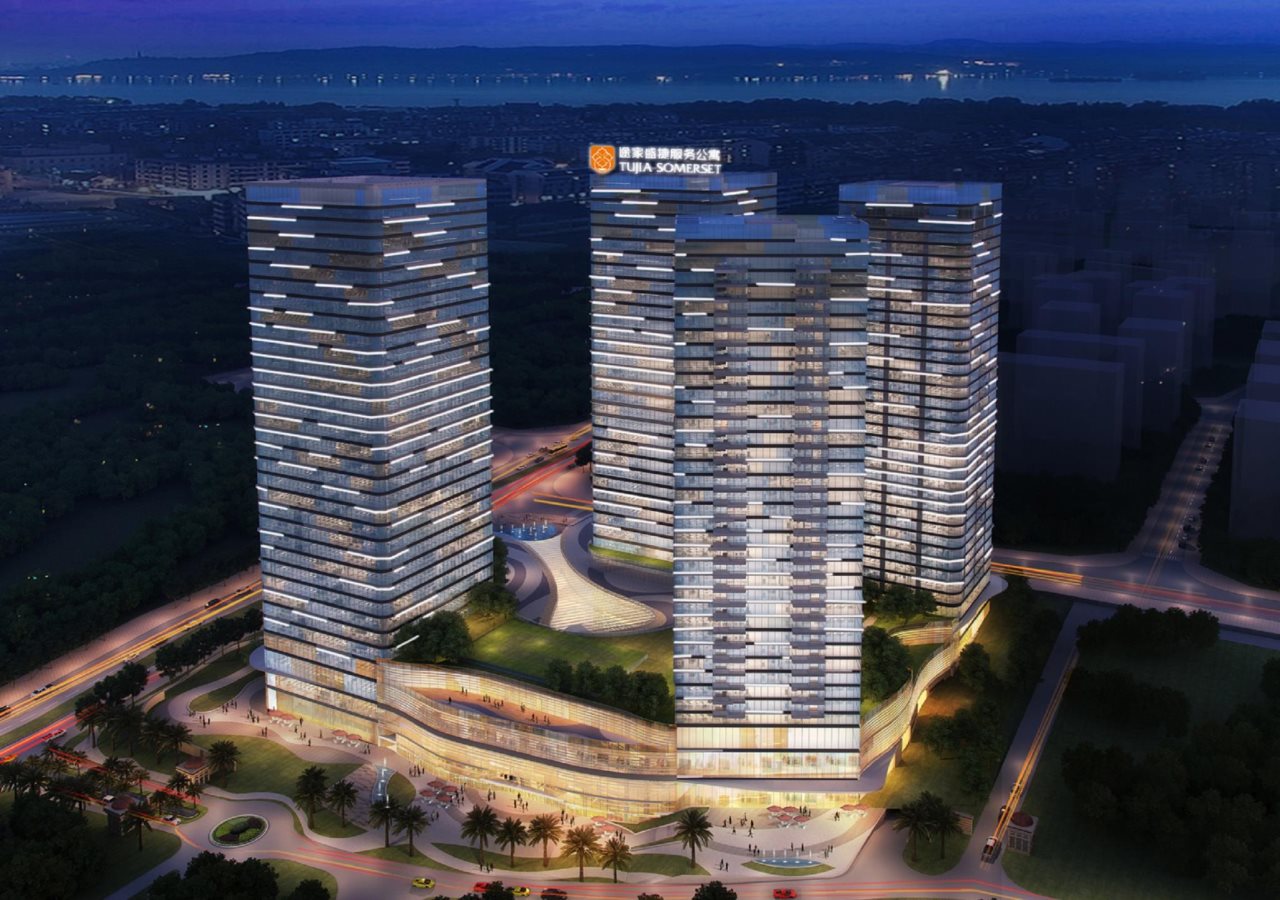 Tujia Somerset Palm Springs Chongqing Serviced Residence — 4-Star Luxury Hotel in Chongqing, People's Republic of China