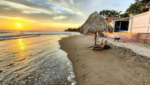 Ocean Front Private Casita w Pool and AC Sleeps 4 in San Rafael Del Sur, Nicaragua