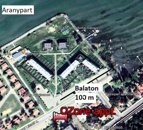 OZone Apartman - carbon neutral hotel in Siofok