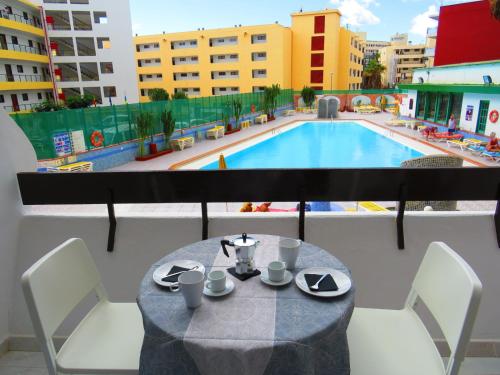 Near the Sea las Arenas in Playa Del Ingles, Spain