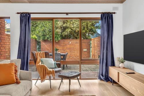 Brightly Beachside Where Jetty Rd meets the Ocean in Adelaide, Australia