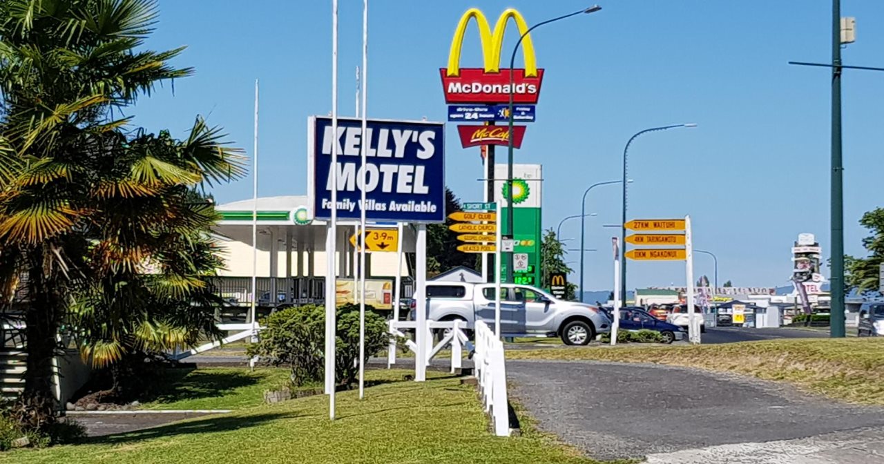 Kelly’s Riverside Motel in Turangi, New Zealand