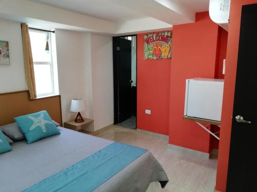 Posada Smith Town in San Andres, Colombia