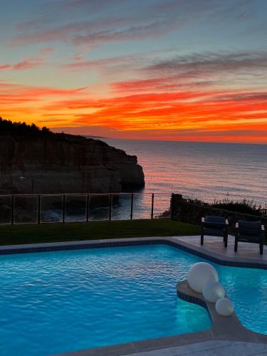 Seafront View next to the famous Benagil Caves in Carvoeiro, Portugal