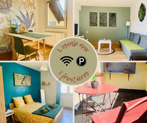 L'escale Aux 3 Frontieres Parking Wifi Balcon — hotel in Saint-Avold