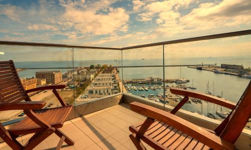 Platinium Sea Towers Gdynia widok na morze in Gdynia, Poland