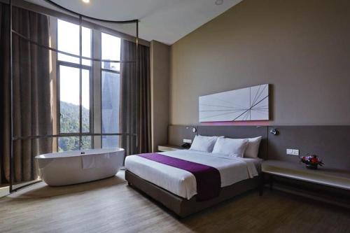 Royale Q hotel room in Petaling Jaya, Malaysia