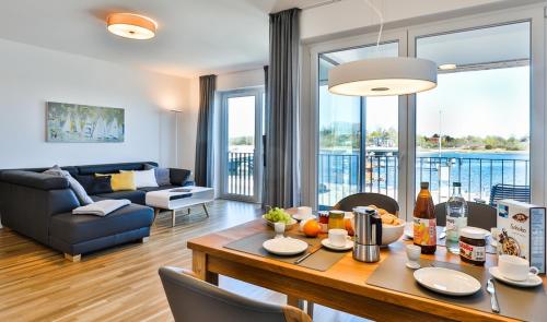Fjordblick im Speicherquartier C4 — 4-Star Luxury Hotel in Kappeln, Germany