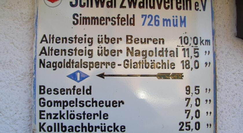 Restaurant im Landhotel Löwen in Simmersfeld, Germany