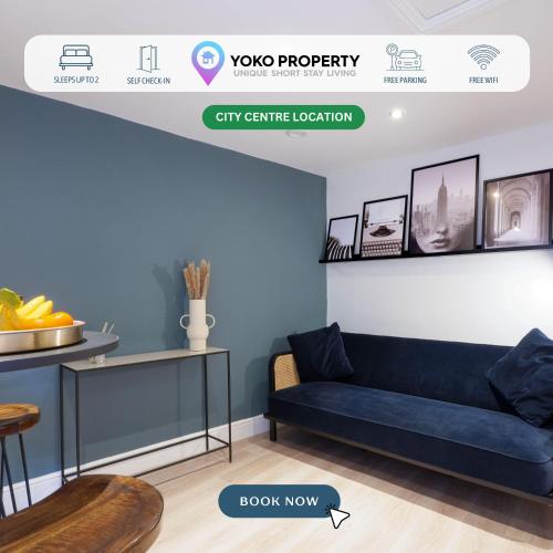Boutique Apartment City Centre Free Parking Fast Wifi and Smart TV by Yoko Property — 4-Star Luxury Hotel in Rugby, United Kingdom