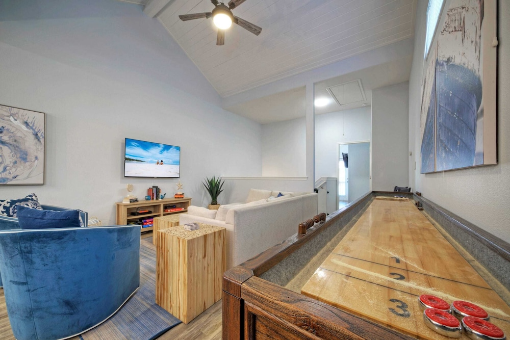 Private Yard Cornhole Resort Pool Oasis w Slide Down the Shore by Avantstay - photo 41