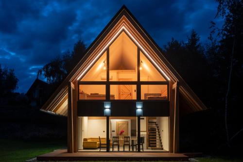 Chata u Przewodnika - carbon neutral hotel in Ostrowsko