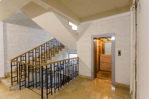 Luxury landing in the city center