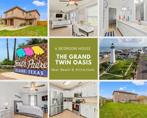 Grand Twin Oasis 6BR Near Beach & Attractions — hotel in Port Isabel