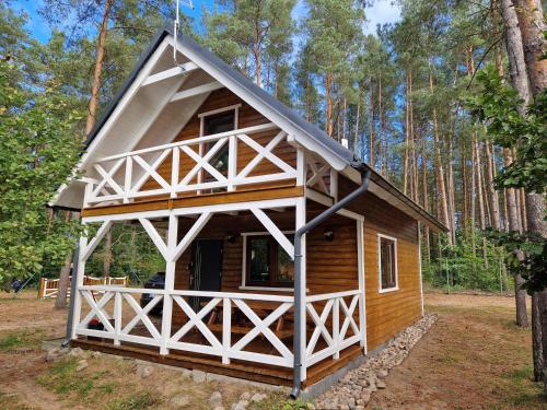 Leśny Domek Rotembark z prywatnym jacuzzi in Koscierzyna, Poland