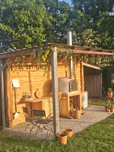Houten Huisje Tussen Paarden pet-friendly hotel Nieuwerkerken