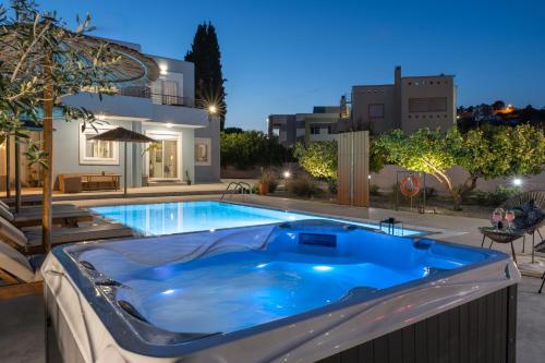 Ethria Pool Villa with heated jacuzzi — Afantou — photo 2