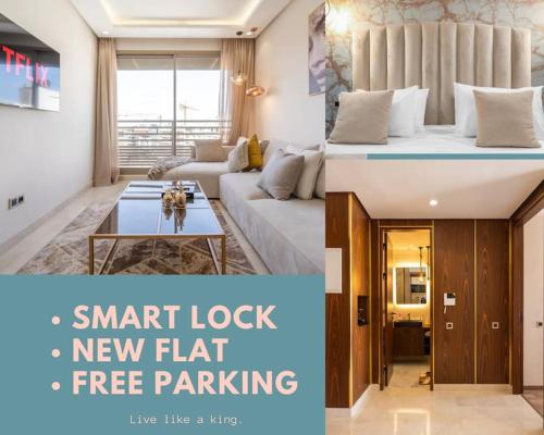 Keyless Smart door New Free parking Central — 4-Star Luxury Hotel in Casablanca, Morocco