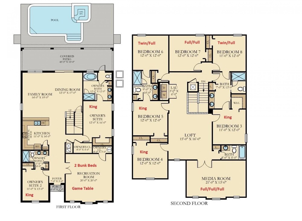 Storey Lake 10BR with Pool SPA Game Room WaterPark - photo 25