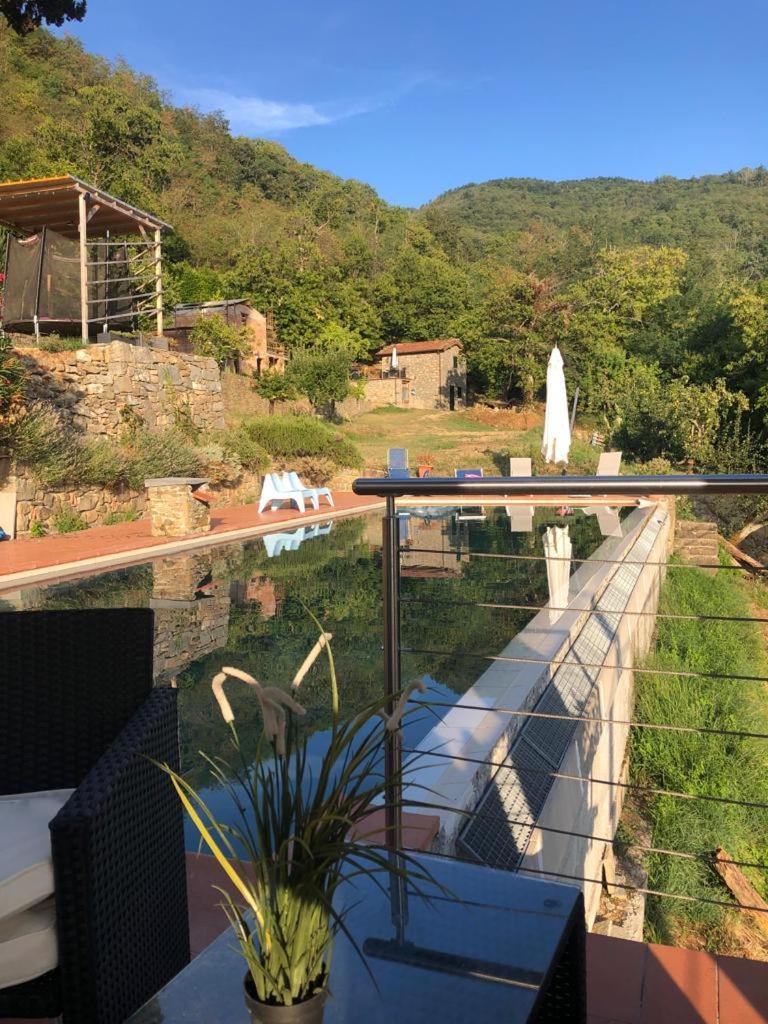 Metato Con Piscina E Giardino in Bagni Di Lucca, Italy