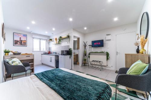 Le Cosy Free Parking Proche Gares Lille Netflix Wifi — hotel in Mons-En-Baroeul