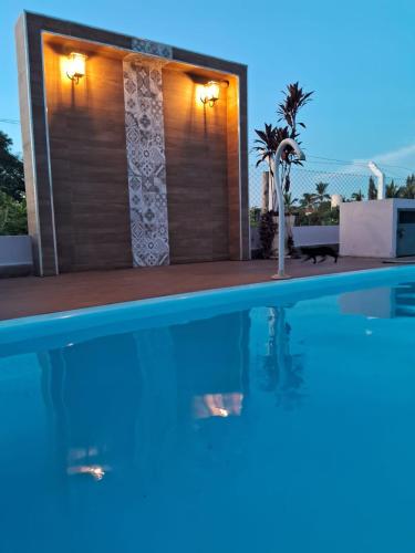 Chácara com grande área de lazer e lindo pôr do sol pet-friendly hotel Novo Horizonte
