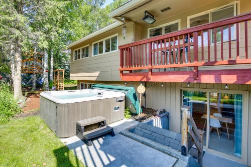 Spacious Eagle River Escape w Hot Tub Views in Eagle River, United States