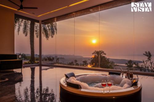 StayVista's Lake Pearl Serenity Riverside Mountain View Villa with Jacuzzi Sprawling Lawn & Terrace — 4-Star Luxury Hotel in Dalhousie, India
