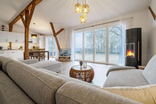 Westscheune am Mühlendamm Meerblick Sauna und Ofen — 4-Star Luxury Hotel in Steinbergkirche, Germany