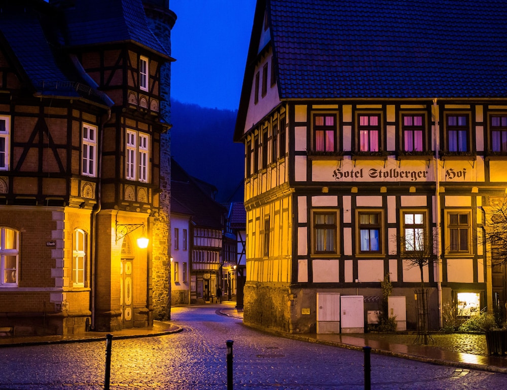 Front of property - evening/night