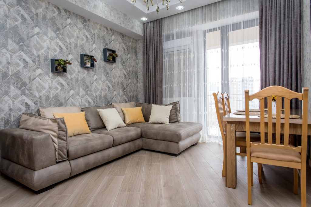 1BR apartment Panoramic City View Vake District Self Check in Free WiFi