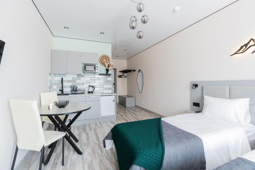 The atmosphere on Decembrist Street in Vladikavkaz, Russia