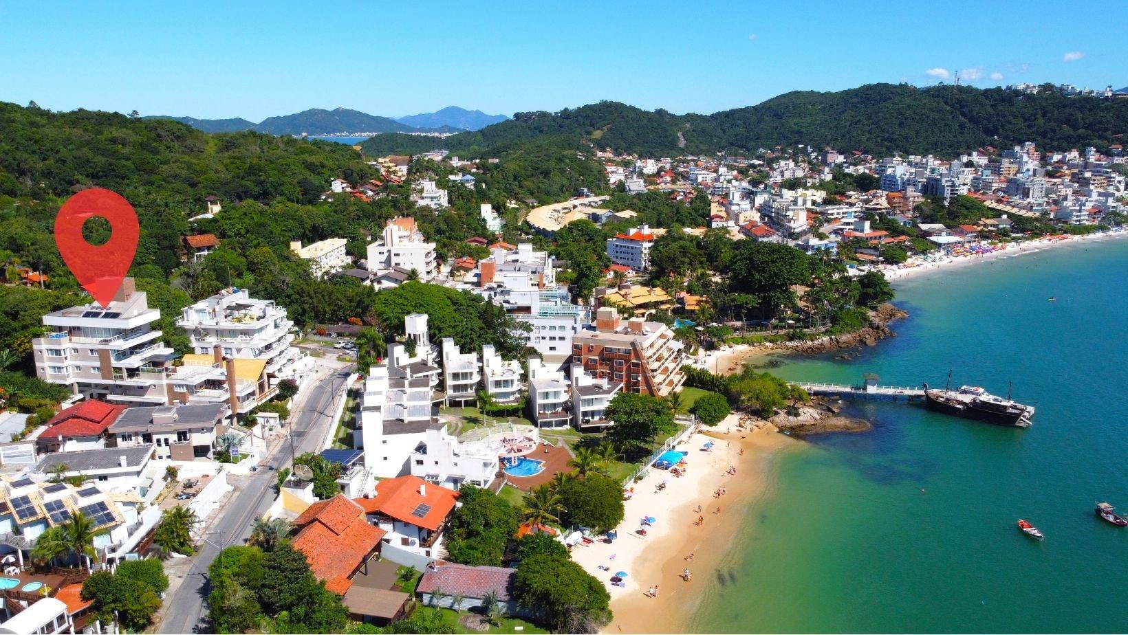 1083 Apartamento com vista para o mar em Bombinhas