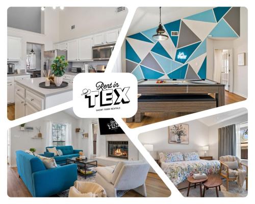 Fun and Stylish Stay with Pool Table and Fire Pit in Round Rock, United States