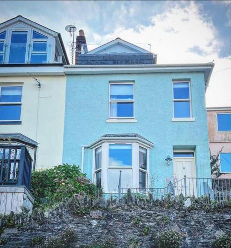 Hazel bank holiday overlooking the river dart in Dartmouth, United Kingdom